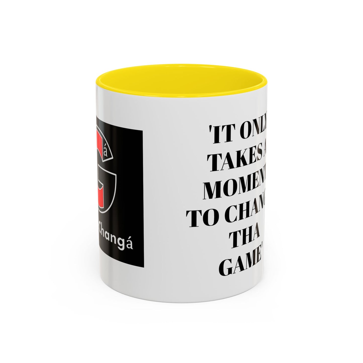 Inspirational Accent Coffee Mug - Motivational Gift for Coffee Lovers