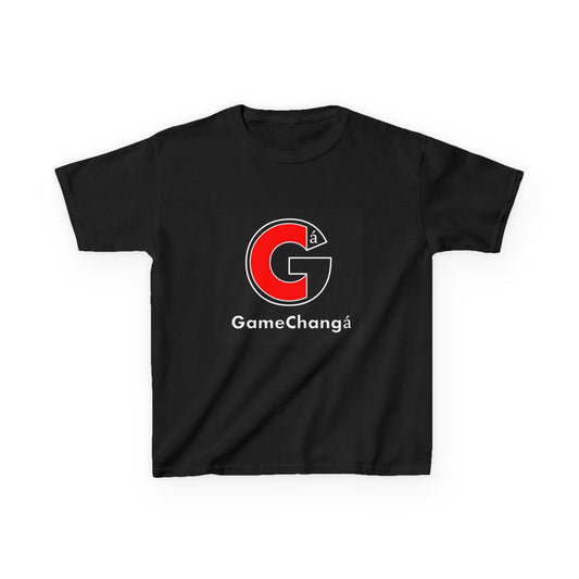 GameChangá Kids Heavy Cotton Tee - Fun, Stylish T-Shirt for Young Trendsetters
